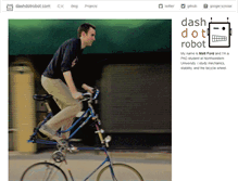 Tablet Screenshot of dashdotrobot.com